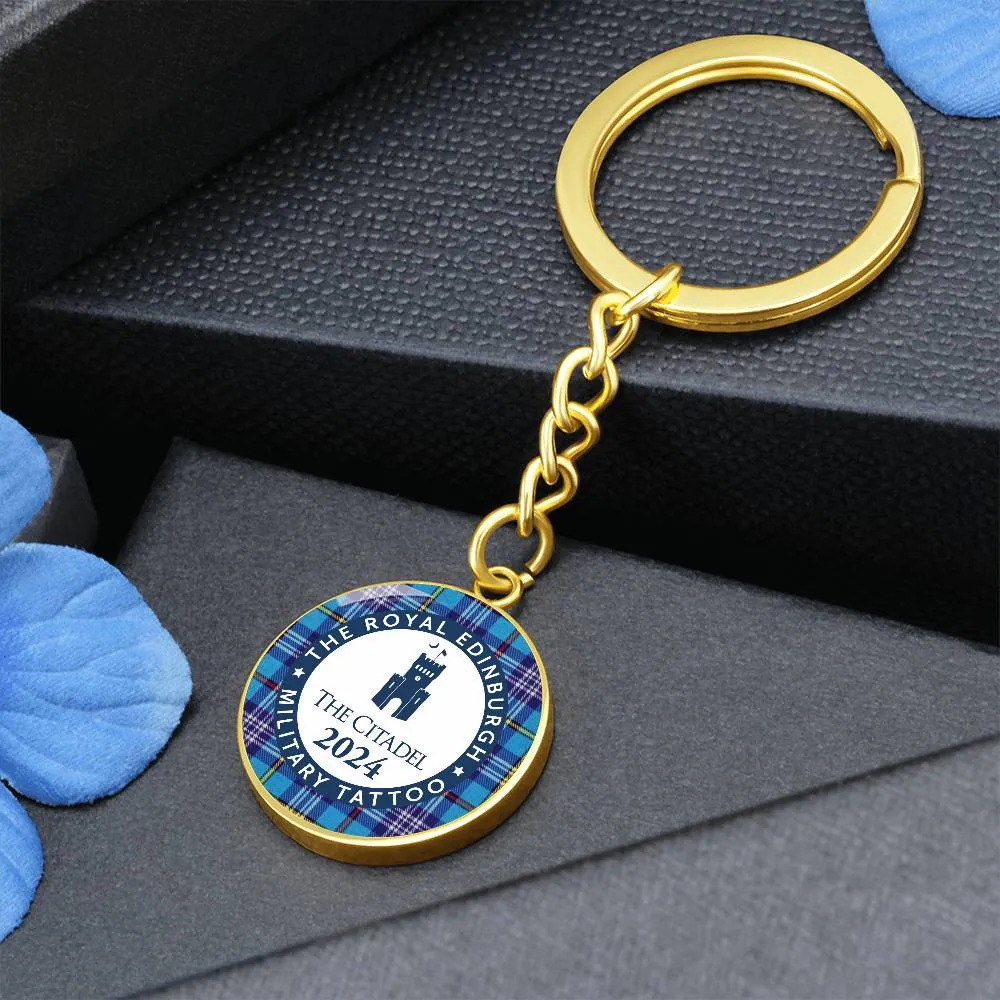 The Citadel, The Royal Edinburgh Military TATTOO 2024, Tartan, Keychain, LIMITED EDITION