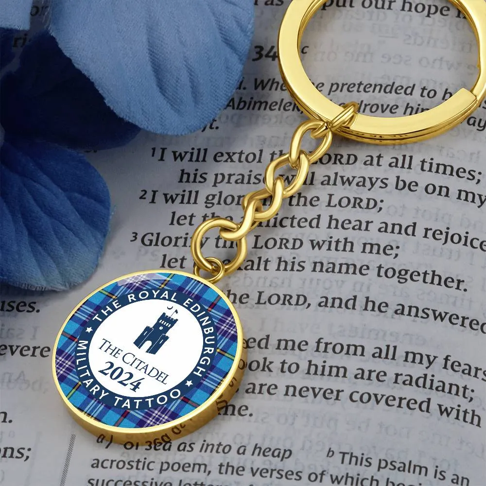 The Citadel, The Royal Edinburgh Military TATTOO 2024, Tartan, Keychain, LIMITED EDITION