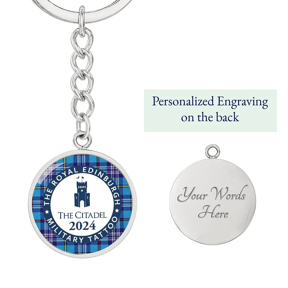 The Citadel, The Royal Edinburgh Military TATTOO 2024, Tartan, Keychain, LIMITED EDITION