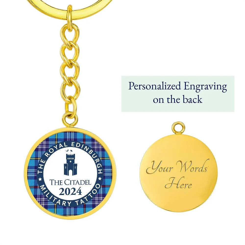 The Citadel, The Royal Edinburgh Military TATTOO 2024, Tartan, Keychain, LIMITED EDITION