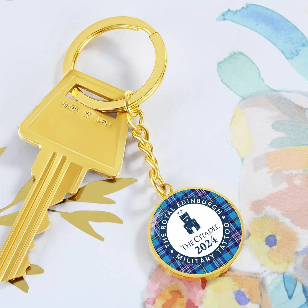 The Citadel, The Royal Edinburgh Military TATTOO 2024, Tartan, Keychain, LIMITED EDITION