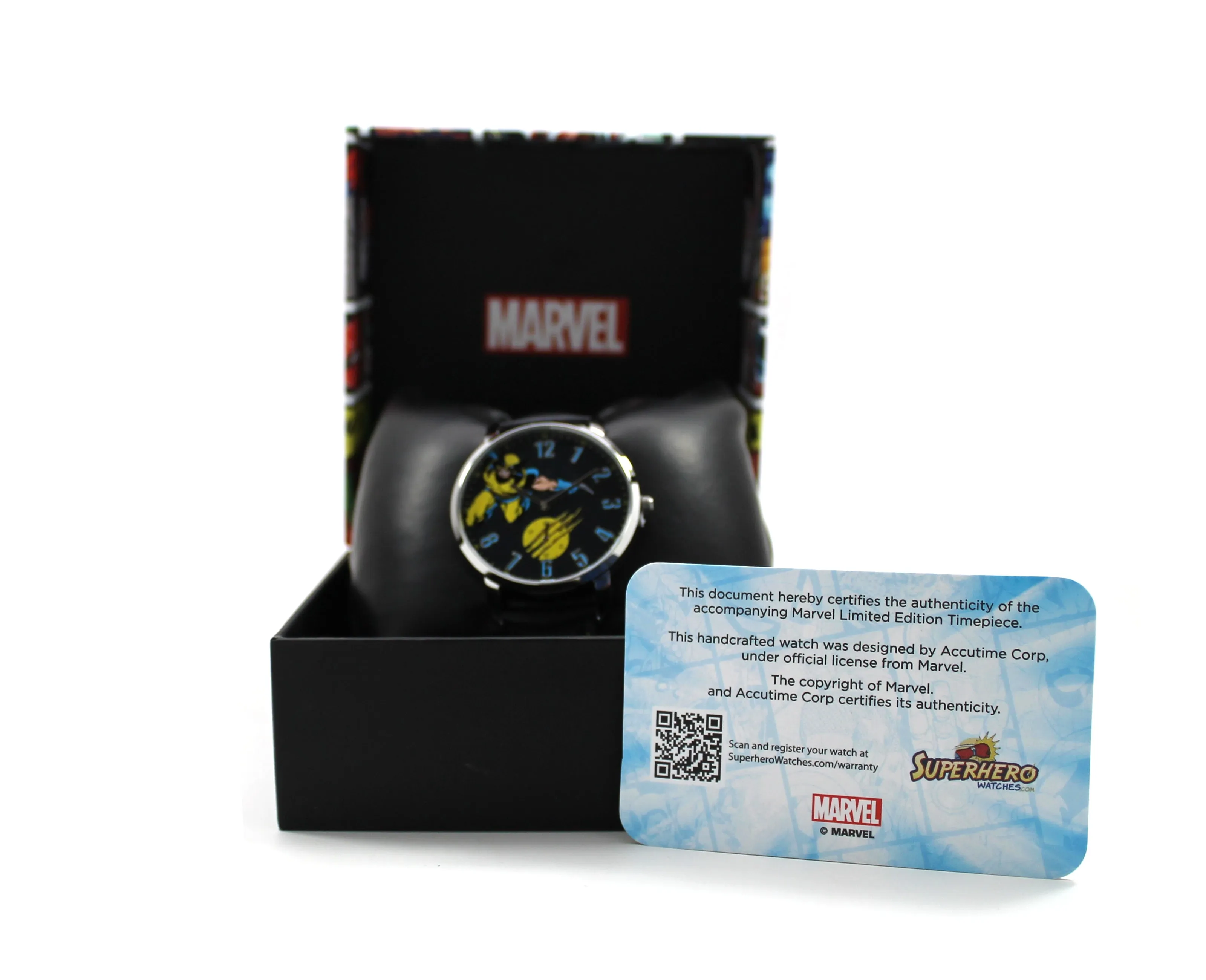 The Wolverine Logan Genuine Leather Men's or Women's Infinity War X-Men Movie Avengers Watch Marvel (MXM5001)