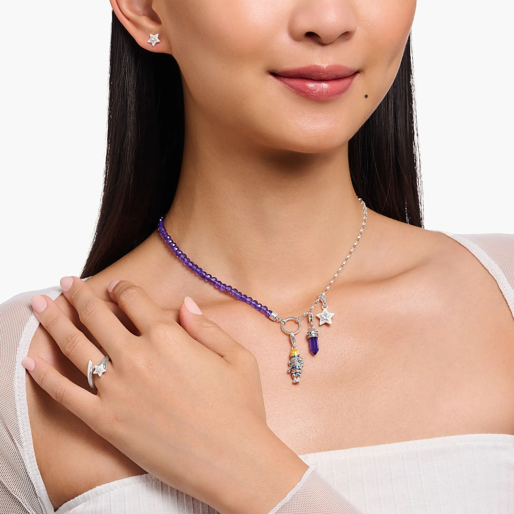 Thomas Sabo White Star Charm