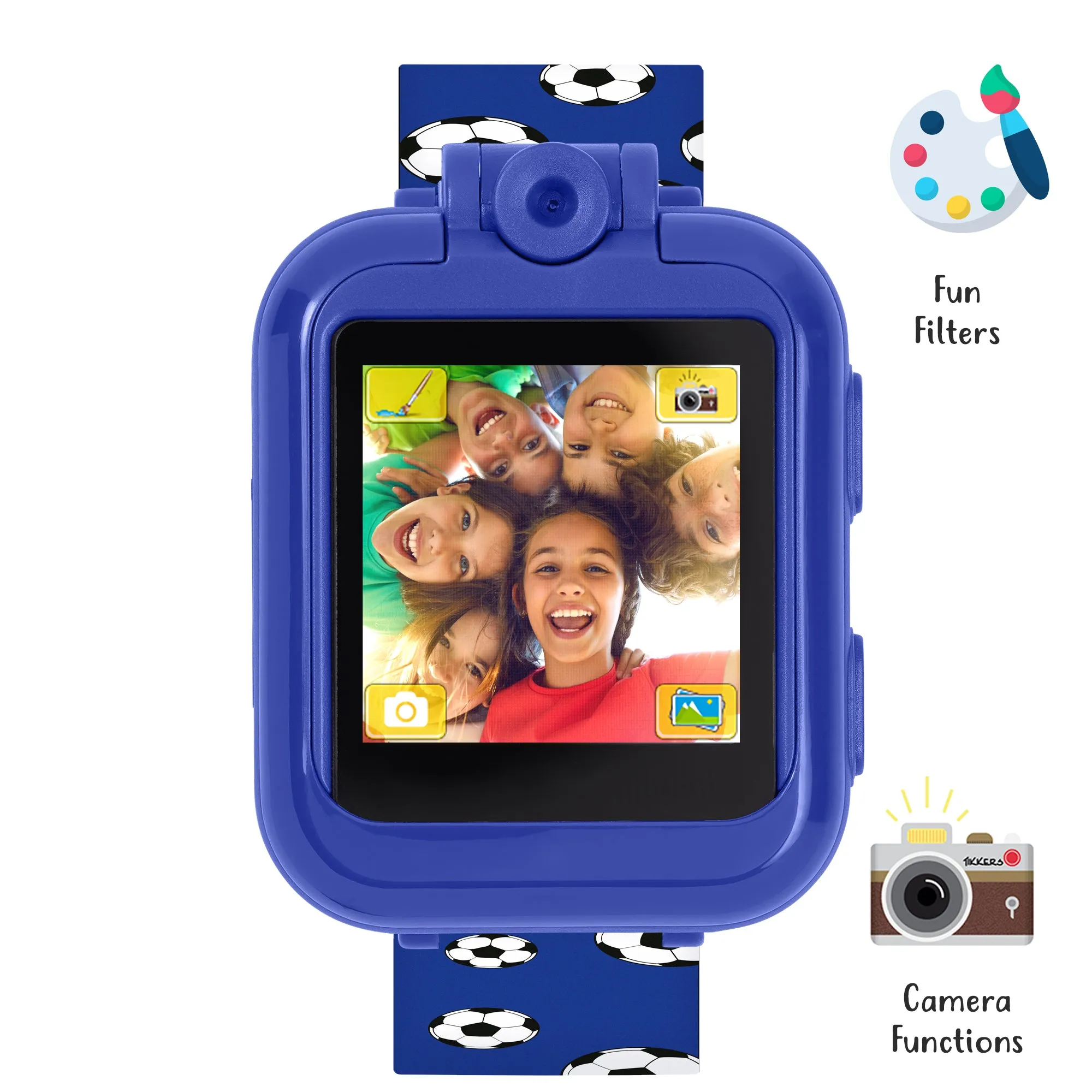 Tikkers Blue Football Interactive Watch and Headphone Set