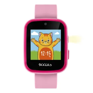 Tikkers Interactive Pink Smart Watch for Kids TK1084PNK