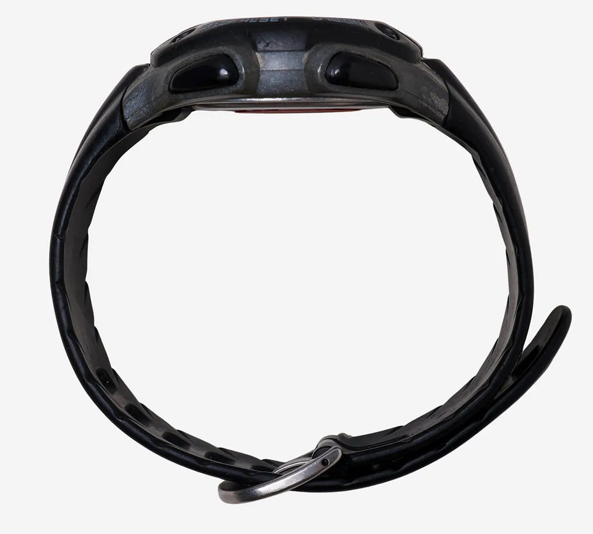 Timex Rewound Ironman Black and Gray Resin Quartz Digital Watch