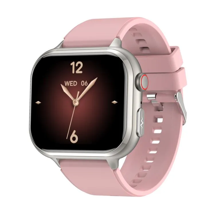 TK17 1.91 inch Horizontal Screen Silicone Strap Smart Watch Supports ECG Electrocardiogram(Pink)
