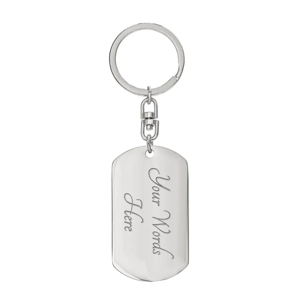 To My Badass Daughter Keychain, Gift for Daughter from Mom or Dad