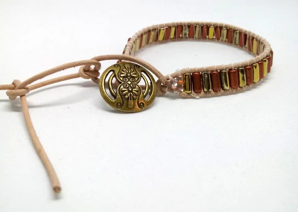 Tubelet Leather Wrap