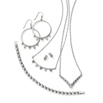 Twinkle Granulation Bar Necklace JM6391