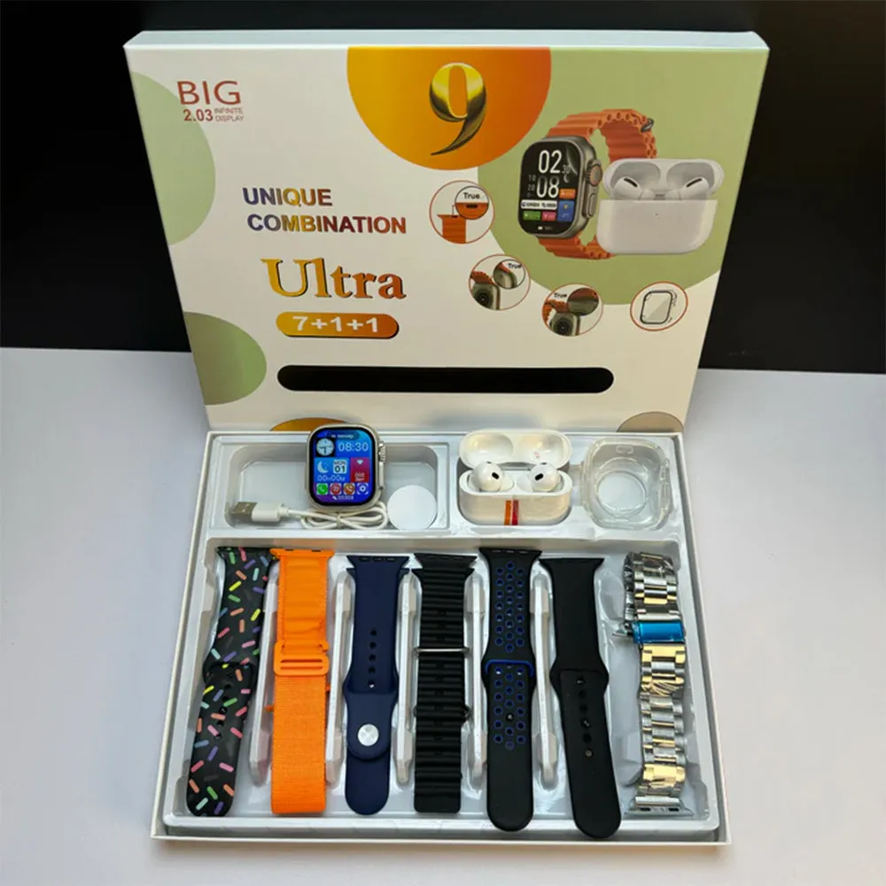 Ultra 9 Watch 7 in 1 With pod49MM Smartwatch