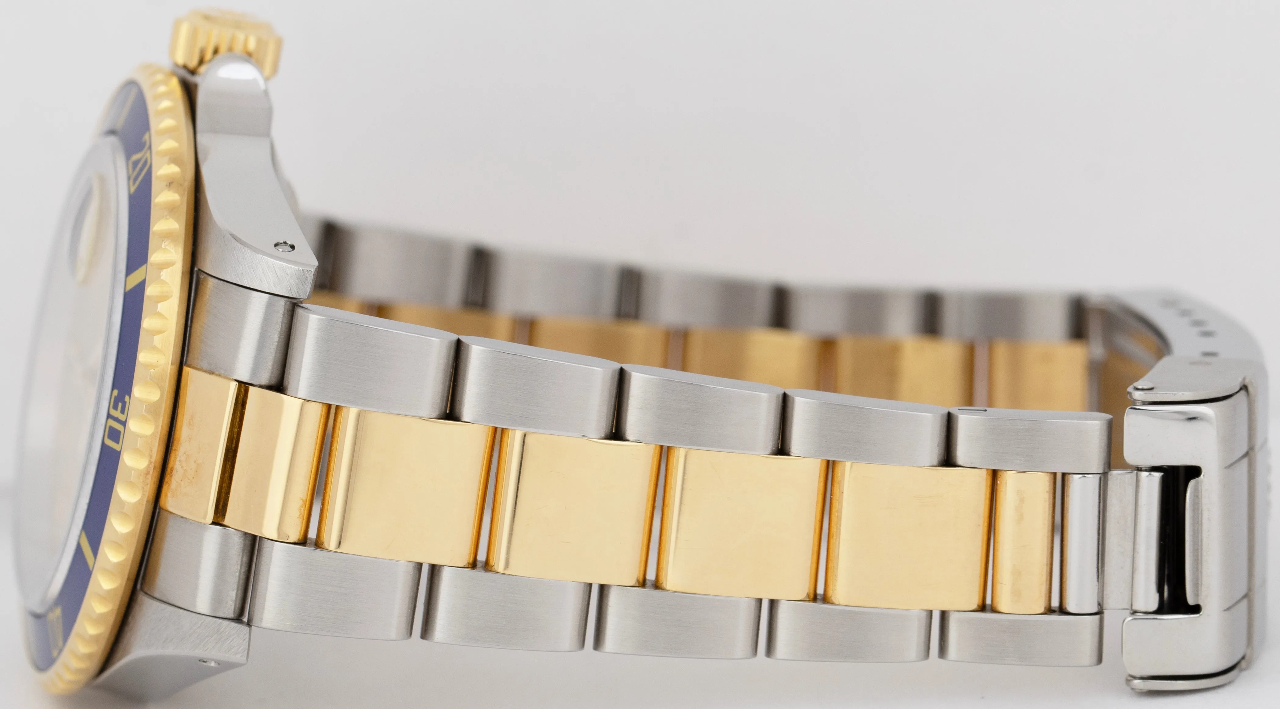 UNPOL. 1999 PAPERS Rolex Submariner Date 40mm Champagne Serti Two-Tone 16613 B P