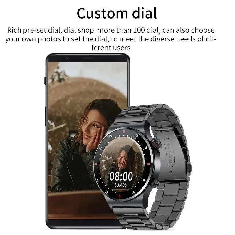 Xiaomi Smart Watch Men Full Screen Sports Bracelet Waterproof ECG Health Monitor SmartWatch for IOS Android