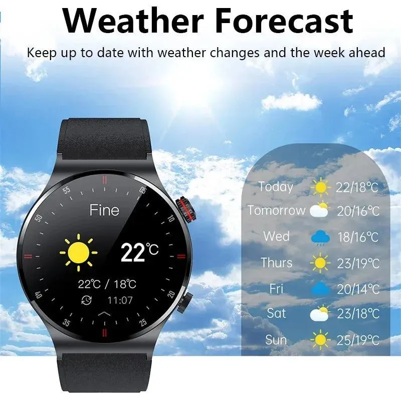 Xiaomi Smart Watch Men Full Screen Sports Bracelet Waterproof ECG Health Monitor SmartWatch for IOS Android