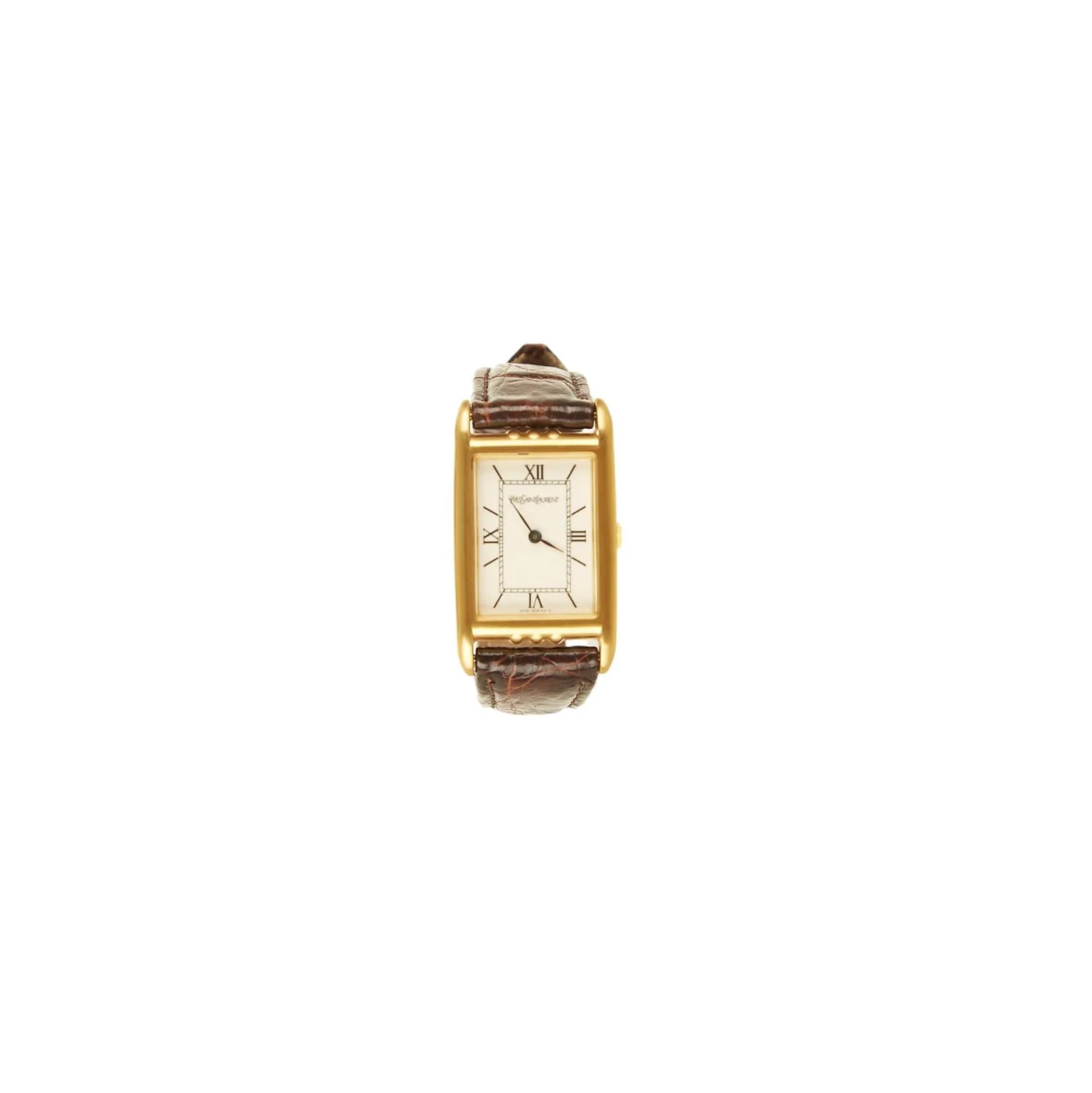 YSL Brown Leather Watch